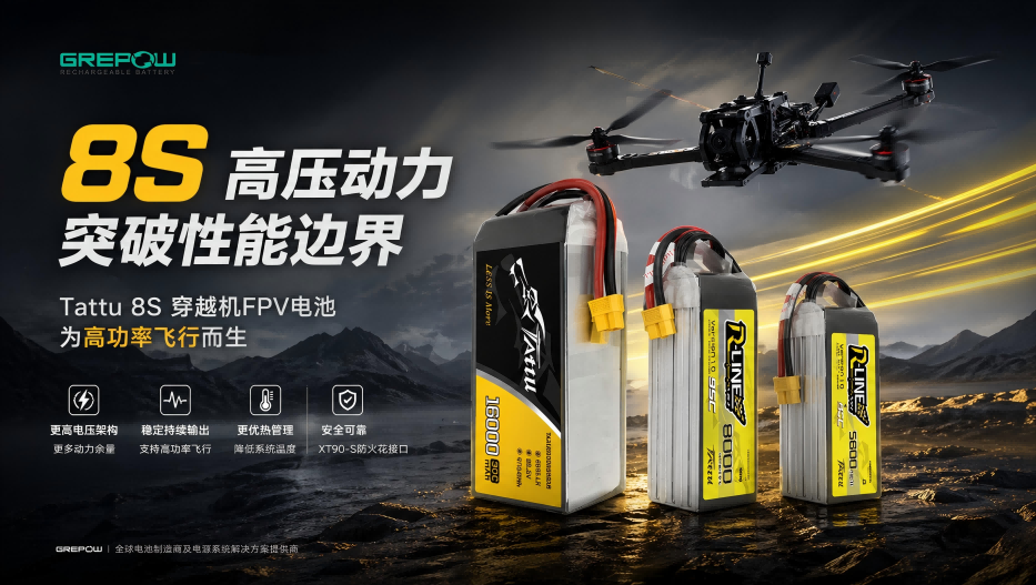 8S穿越機電池