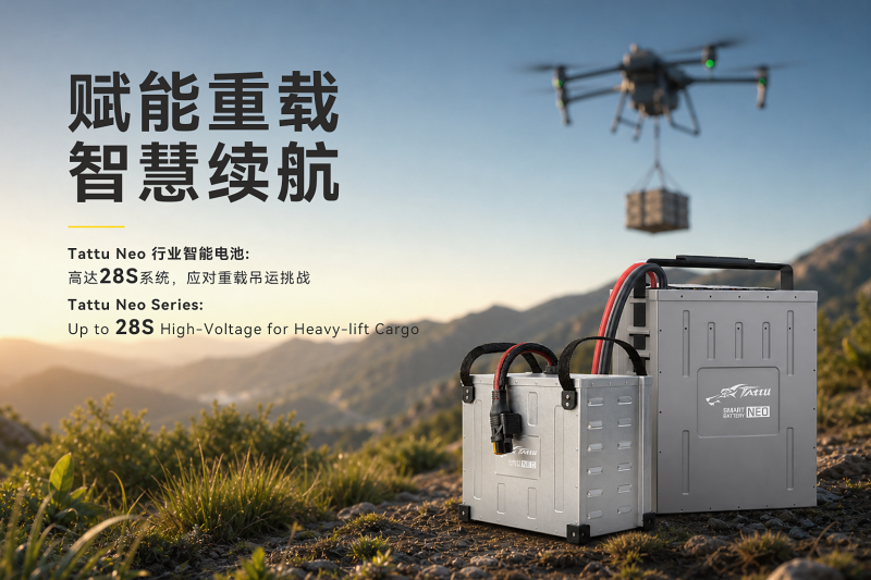 Tattu 無人機高能量密度電池