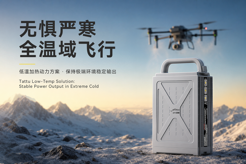 Tattu無人機低溫半固態(tài)電池方案